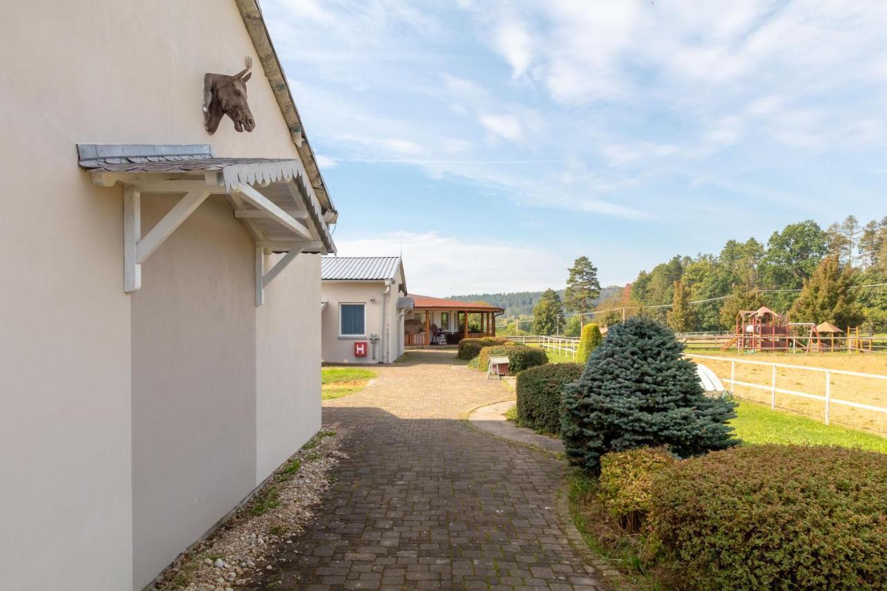 Farma Slunecny Dvur Apartmany A Family Stany Strecha Pod Strechou Hermanuv Mestec Exterior foto